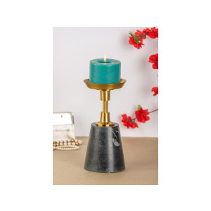 Kerzenhalter Fayya 125 Gold / Schwarz