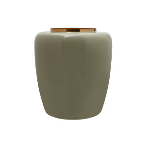Vase Art Deco 125 Mint / Gold