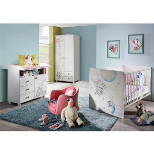 rauch Babyzimmer-Komplettset Jemma, (Set, 3-St), Bett +...